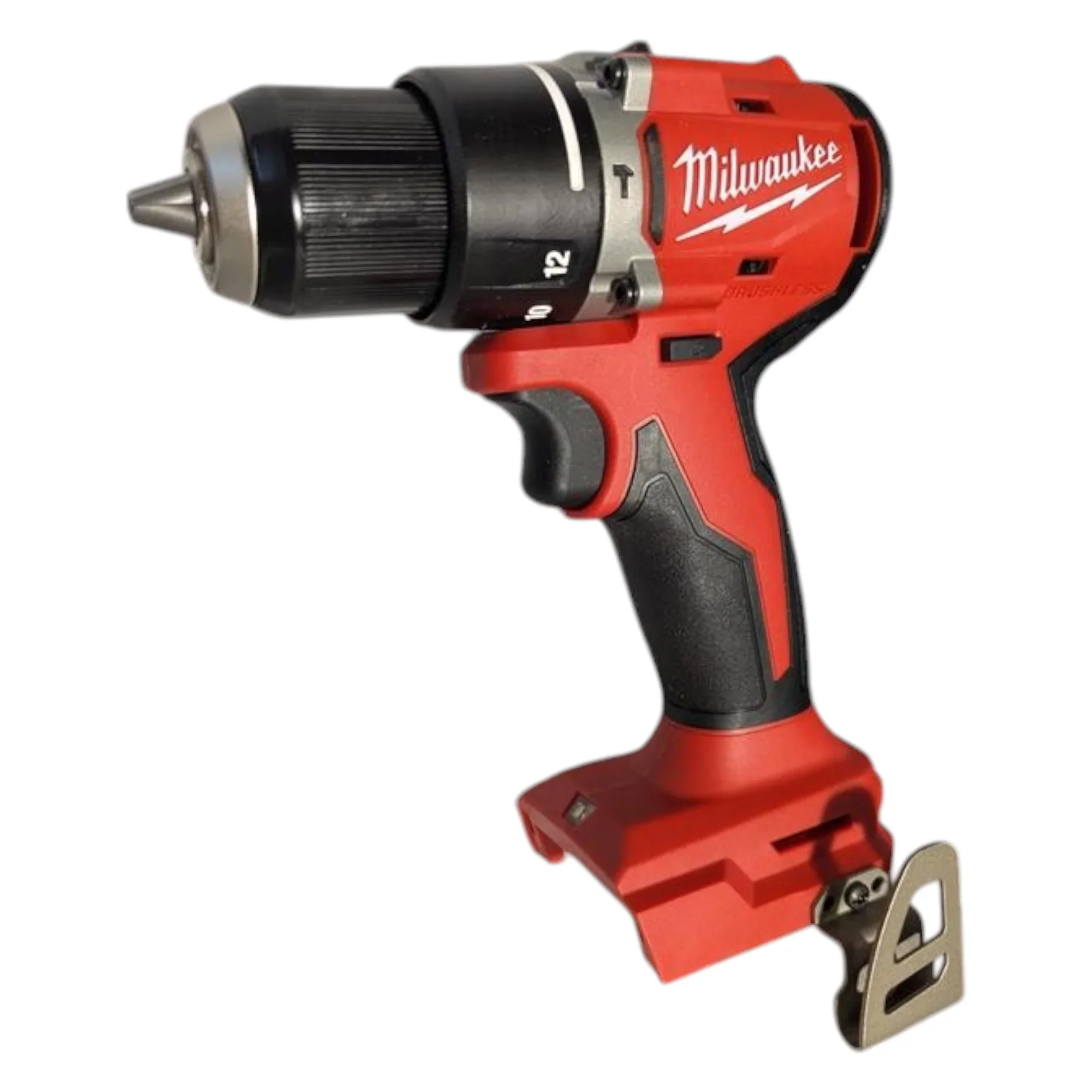 Milwaukee 3693-22CX M18 Compact Brushless 2-Tool Combo Kit �C 1/2 Hammer Drill & 1/4 Impact Driver with (2) Batteries, Charger & Bag - Ideal for Drilling, Fastening, and Wordworking Applications