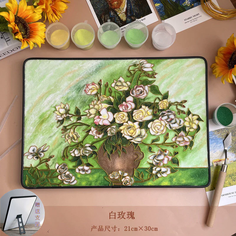 Van Gogh Beginner Cloisonné Enamel DIY Kit, with Tutorial& All Tools