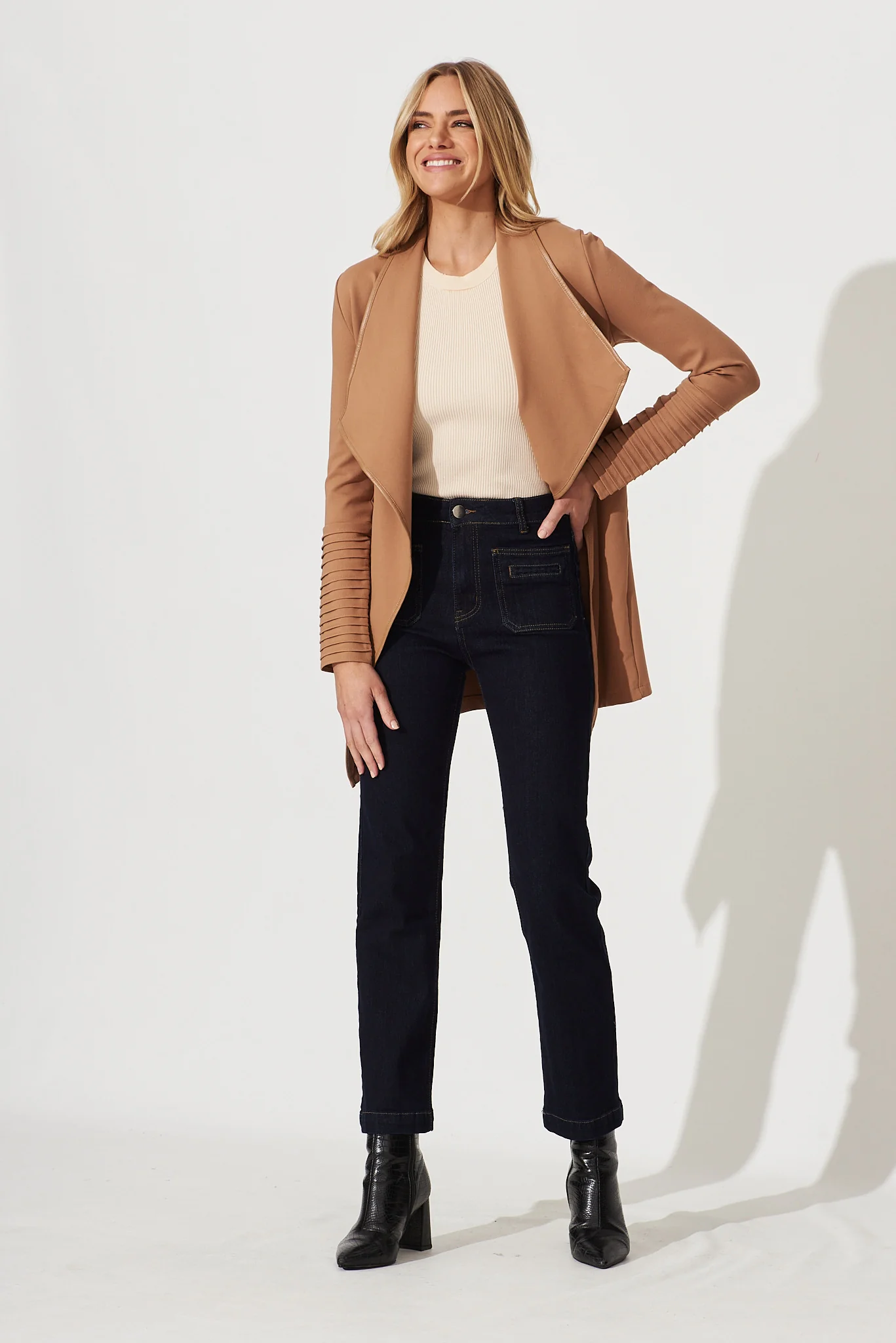 Lynda Jacket In Tan