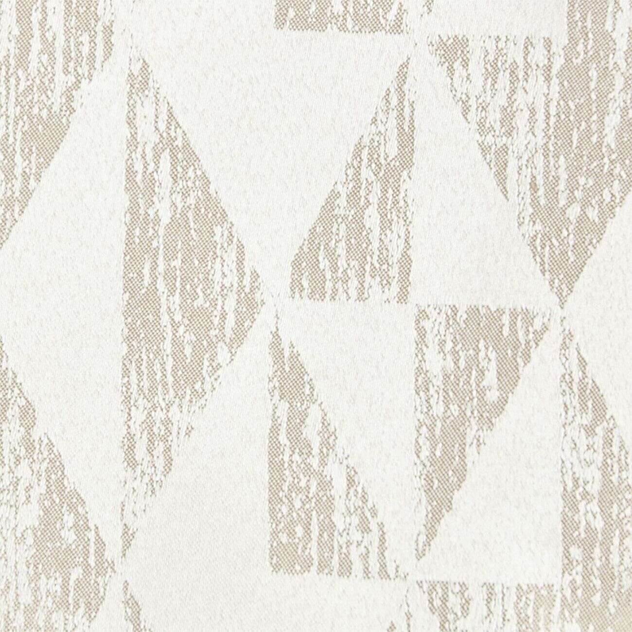 Rideau à oeillets motif jacquard taupe140x240cm