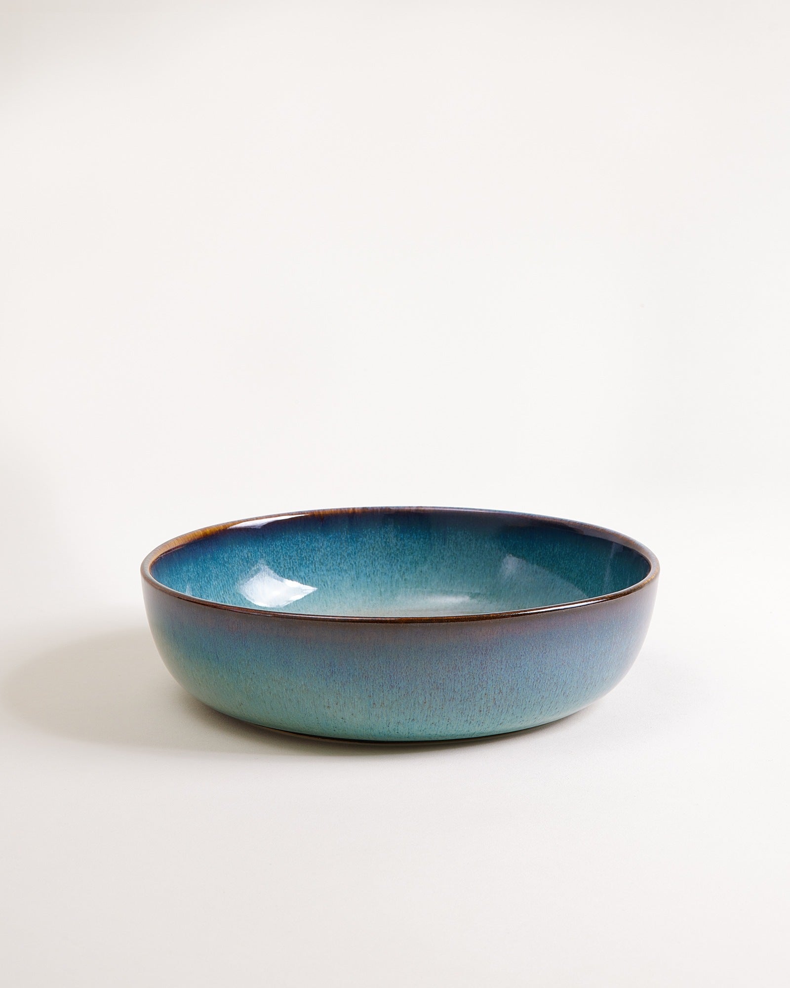 MADEIRA - PASTA PLATE MODERN GREEN-BLUE