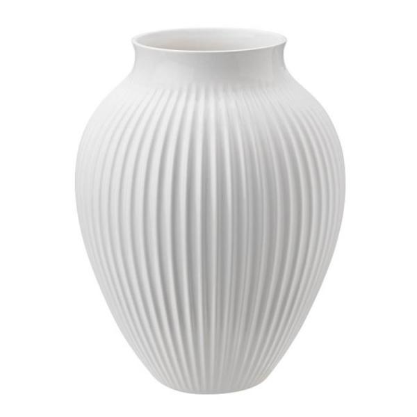 Ripple vase 27 cm hvit