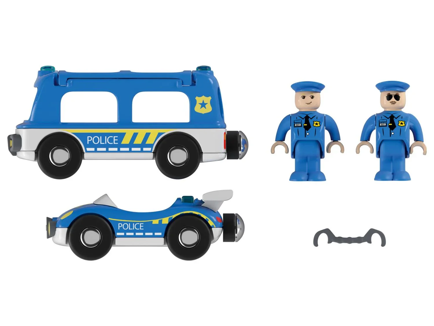 Playtive Set de figurines d'intervention ferrovire