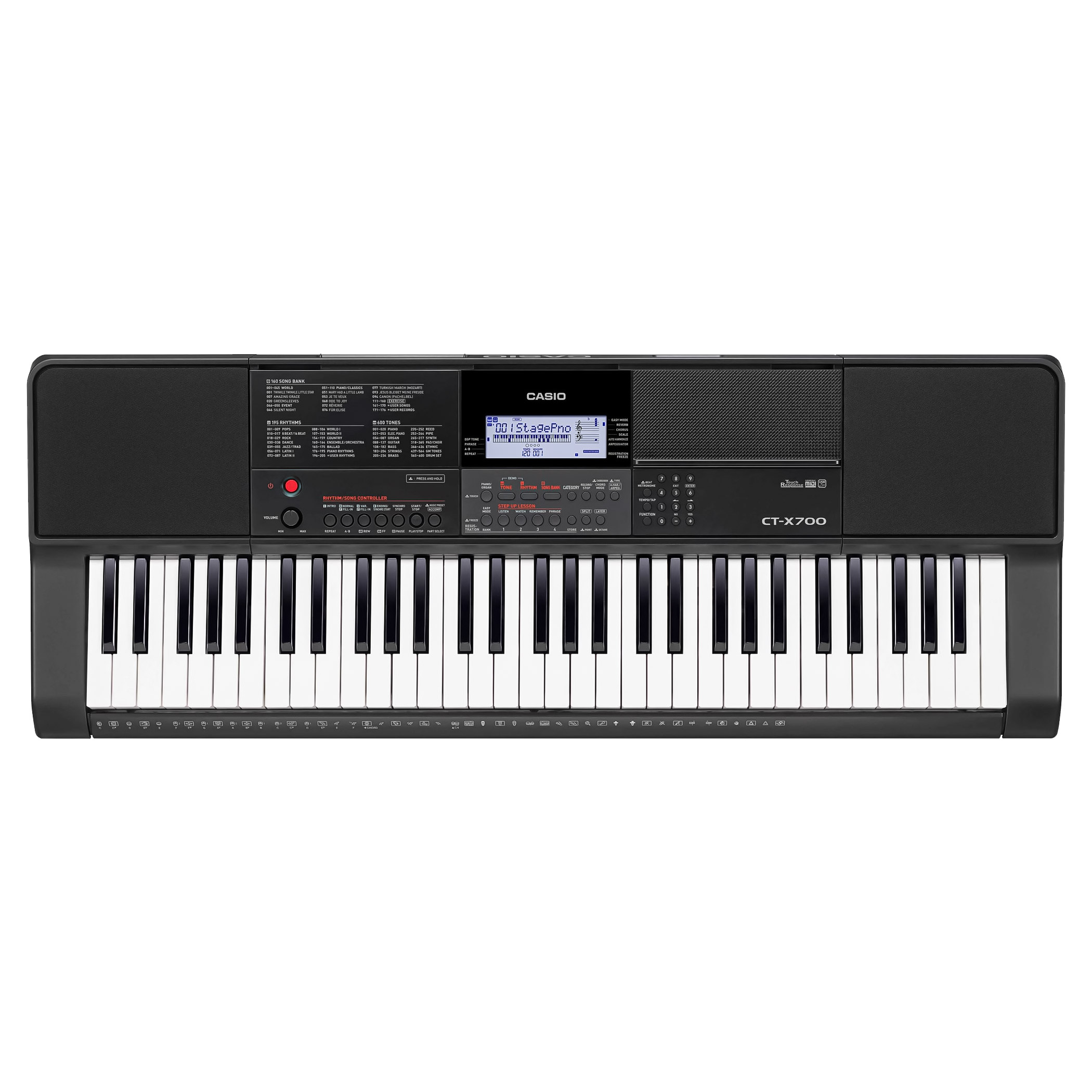 Casio CT - X700 Premium Portable Keyboard Bundle
