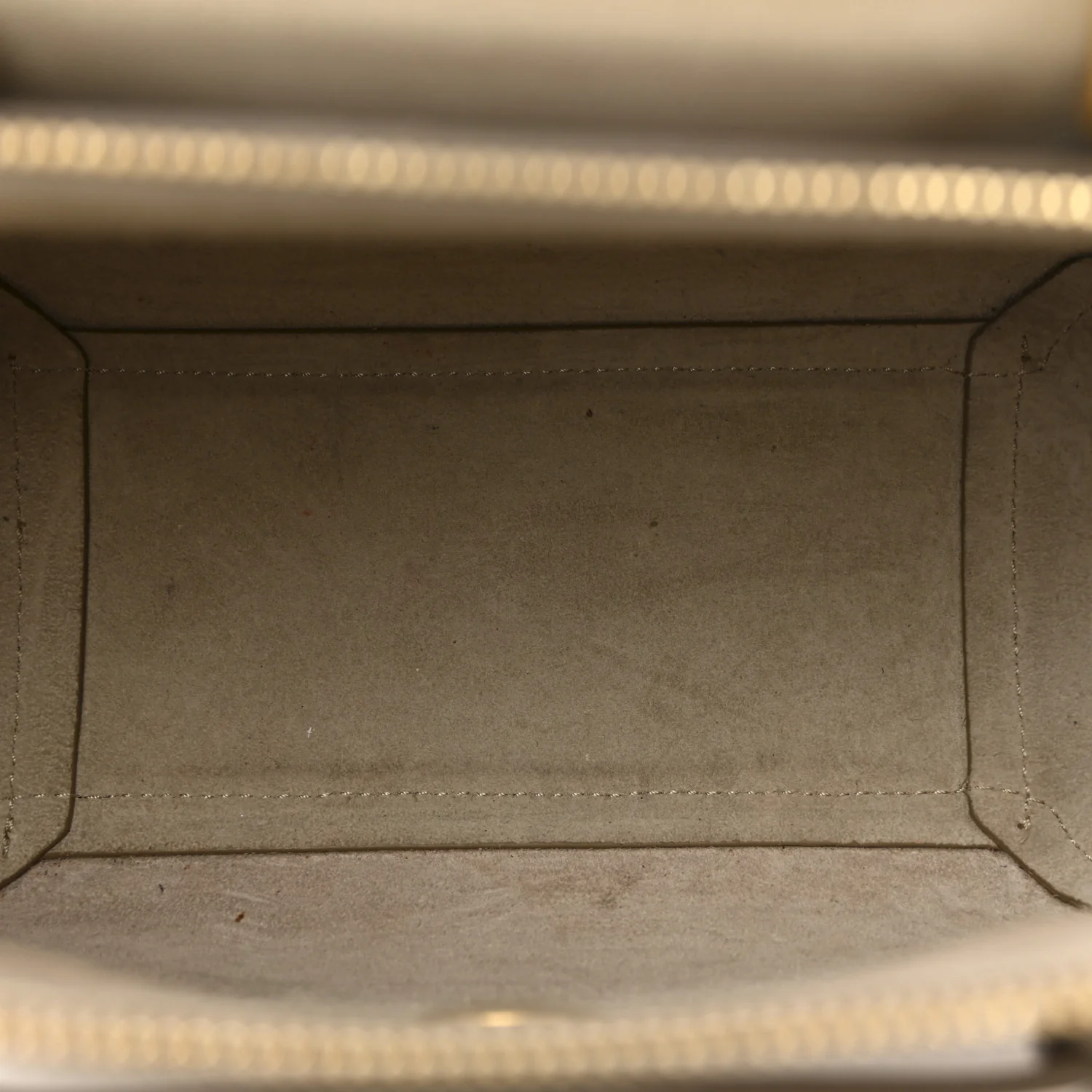 Grained Calfskin Nano Belt Bag Light Taupe