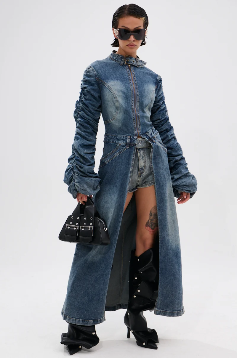 JULES DENIM TRENCH - Akira Store