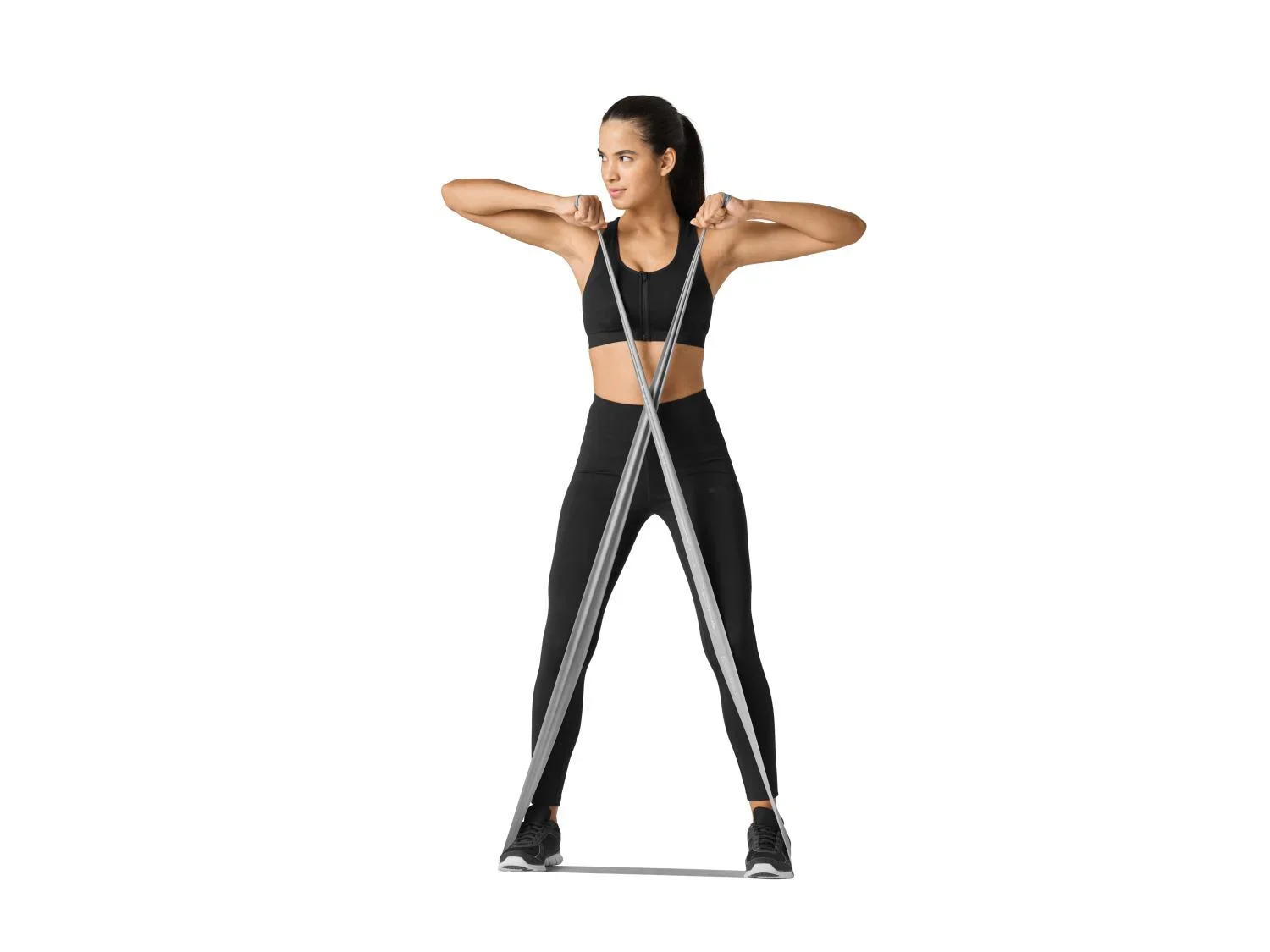 CRIVIT Set de 4 lastiques de musculation