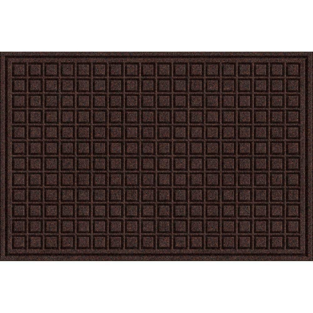 TrafficMaster Brown 24 in. x 36 in. Synthetic Surface and Recycled Rubber Commercial Door Mat