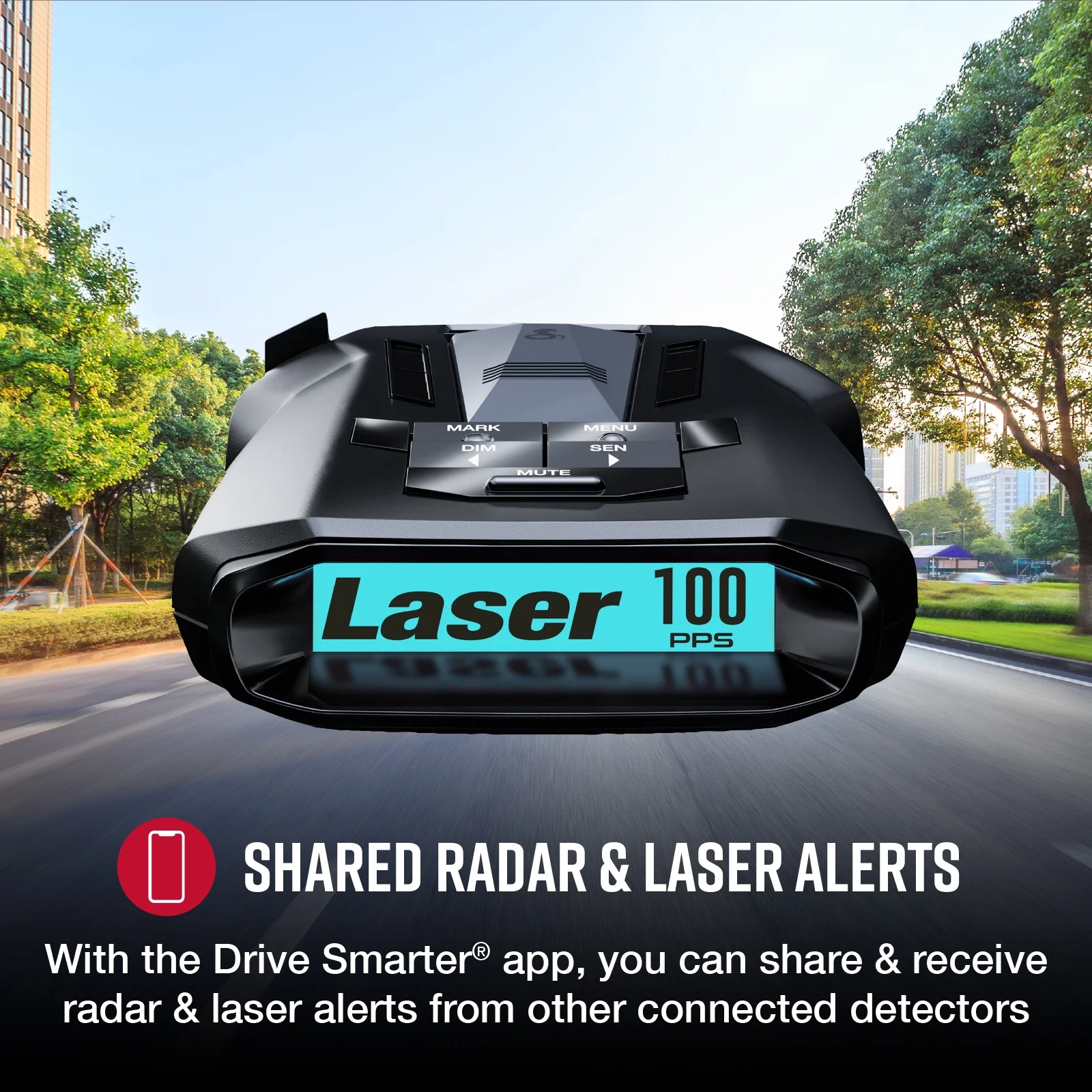 RAD 700i Laser Radar Detector Premium Detection Range, AutoLearn Intelligence, Advanced Filtering, Apple CarPlay Android Auto, Front Rear Detection - Image 6