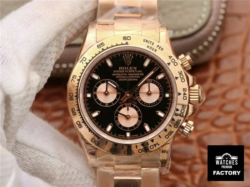 Rolex Daytona Cosmograph 116508-001 JH Factory Black Dial