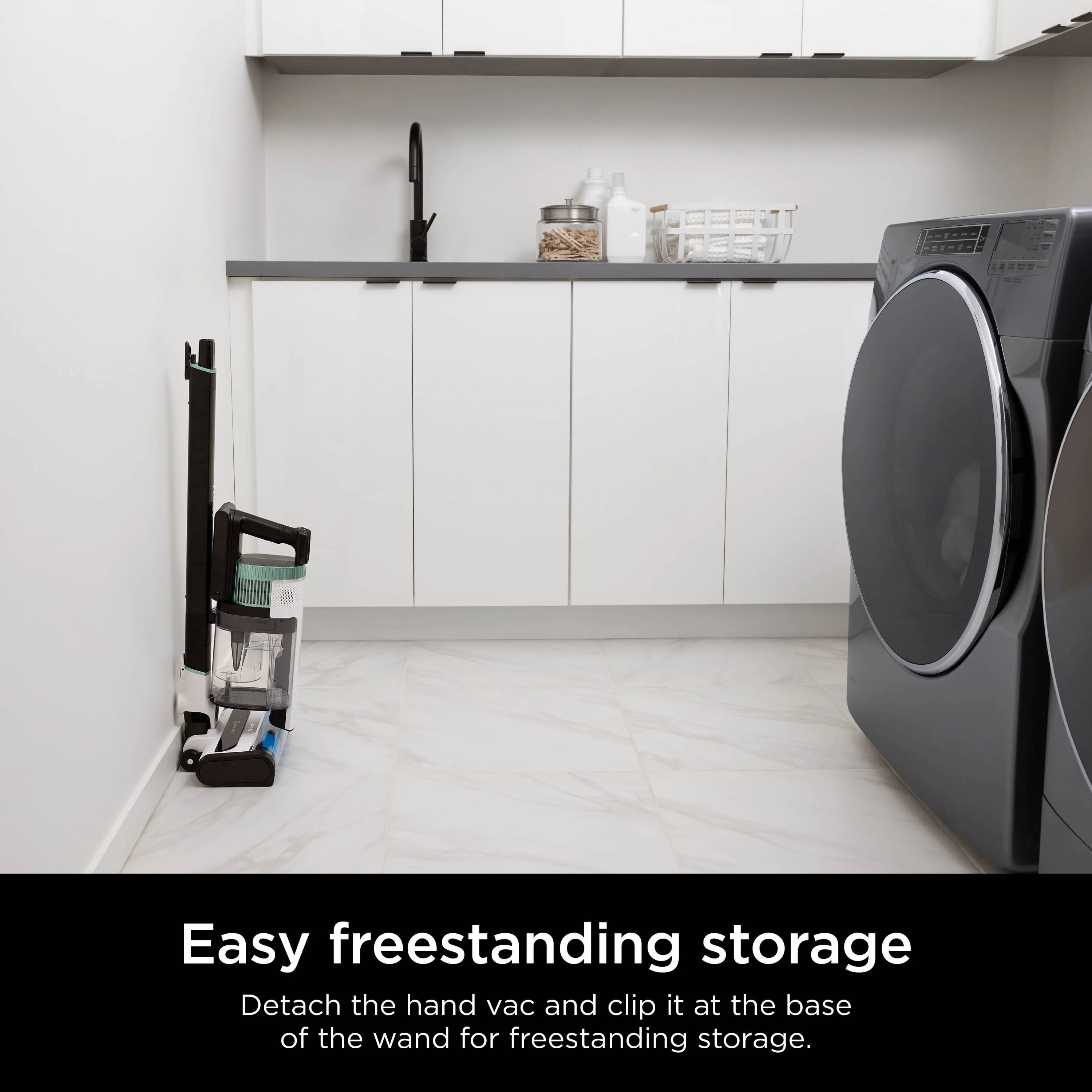 Cordless Pro Stick Vacuum with Clean Sense IQ Technology, Power Fins PLUS Brushroll, Crevice Tool Included, HEPA Filtration, IZ540H - Image 9