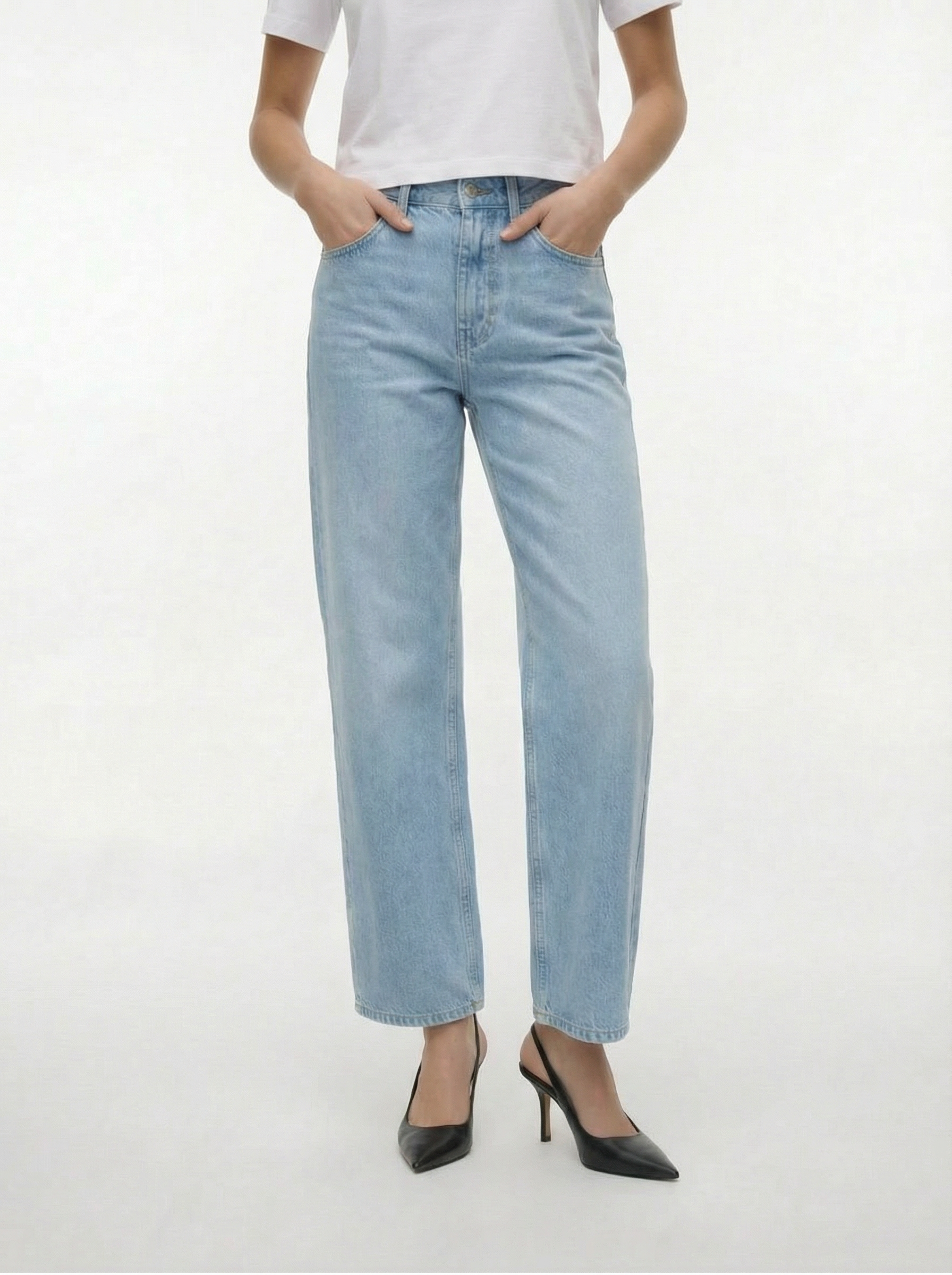 VERO MODA® TSEMBER Low rise Wide Leg Fit Jeans