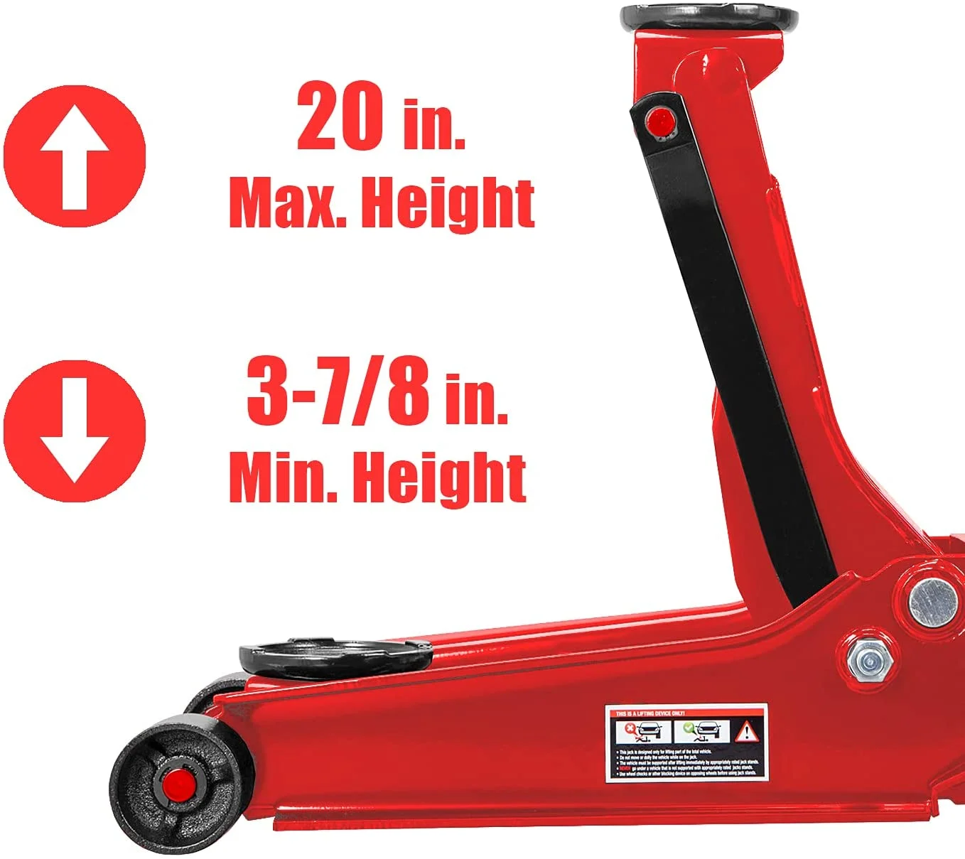 4 Ton Hydraulic Low Profile Floor Jack,DMT84007R - Image 2