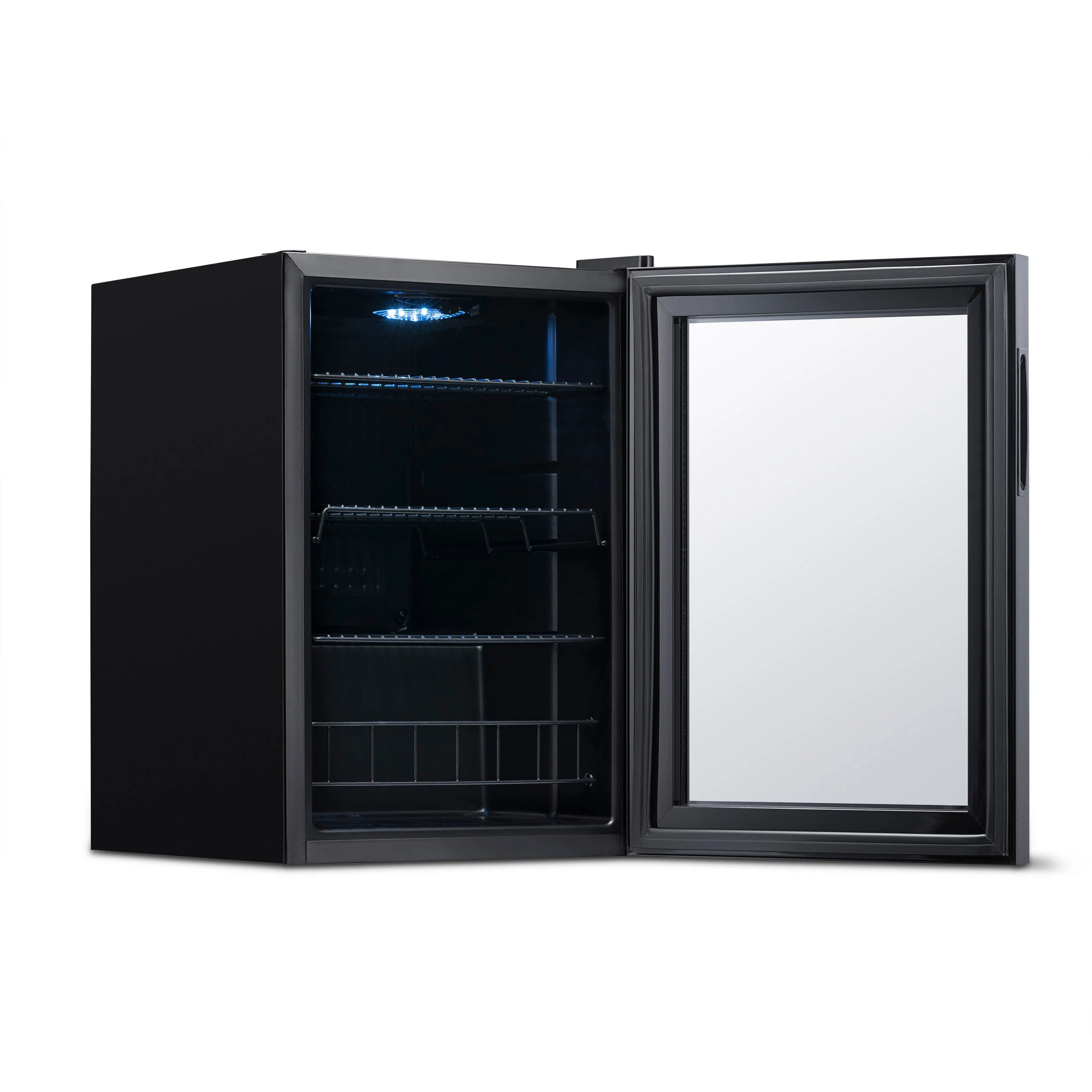 Newair 90-Can Freestanding Black Beverage Fridge - 17