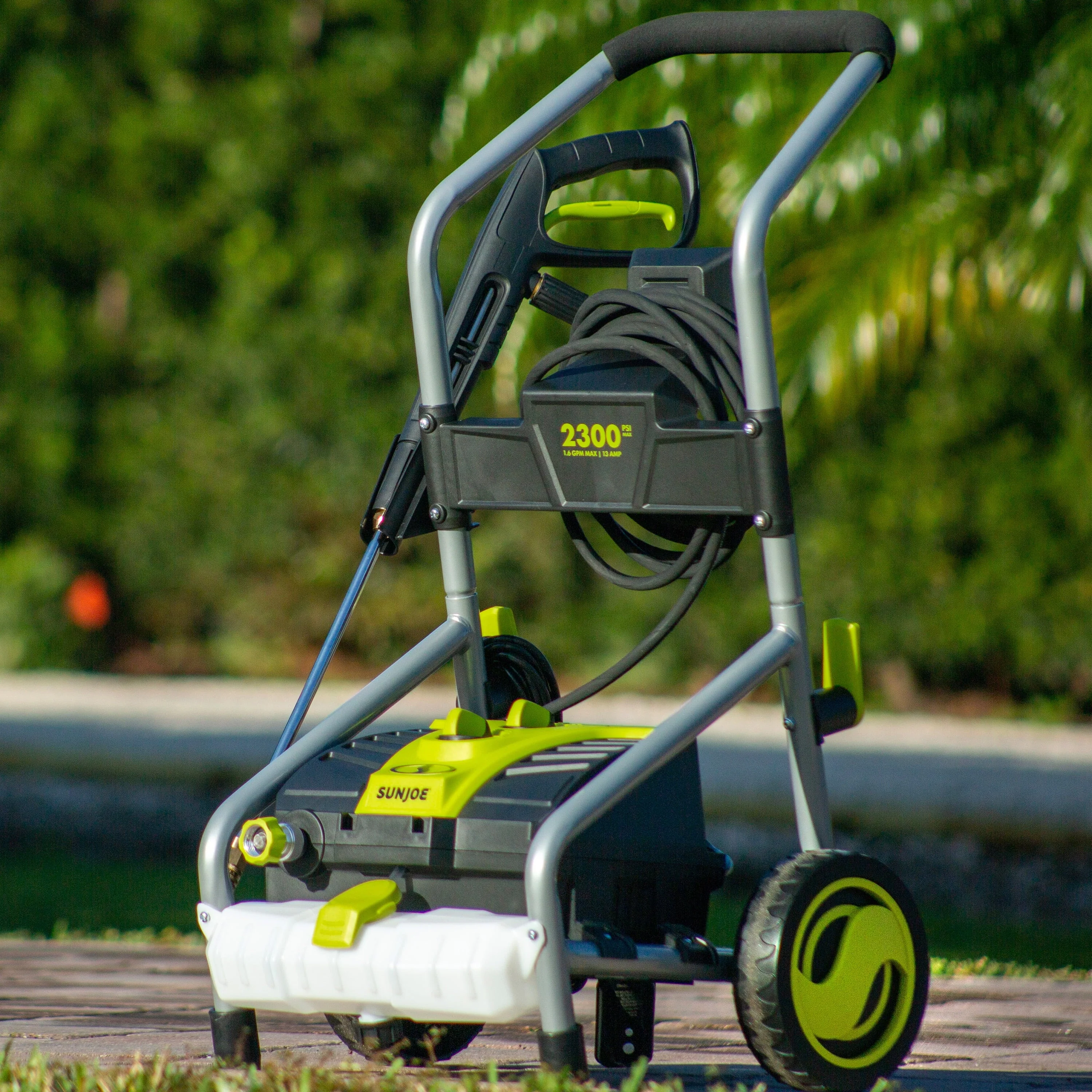 Sun Joe Electric Pressure Washer W/ Quick Connect Nozzles & Extension Wand, 13 - Amp