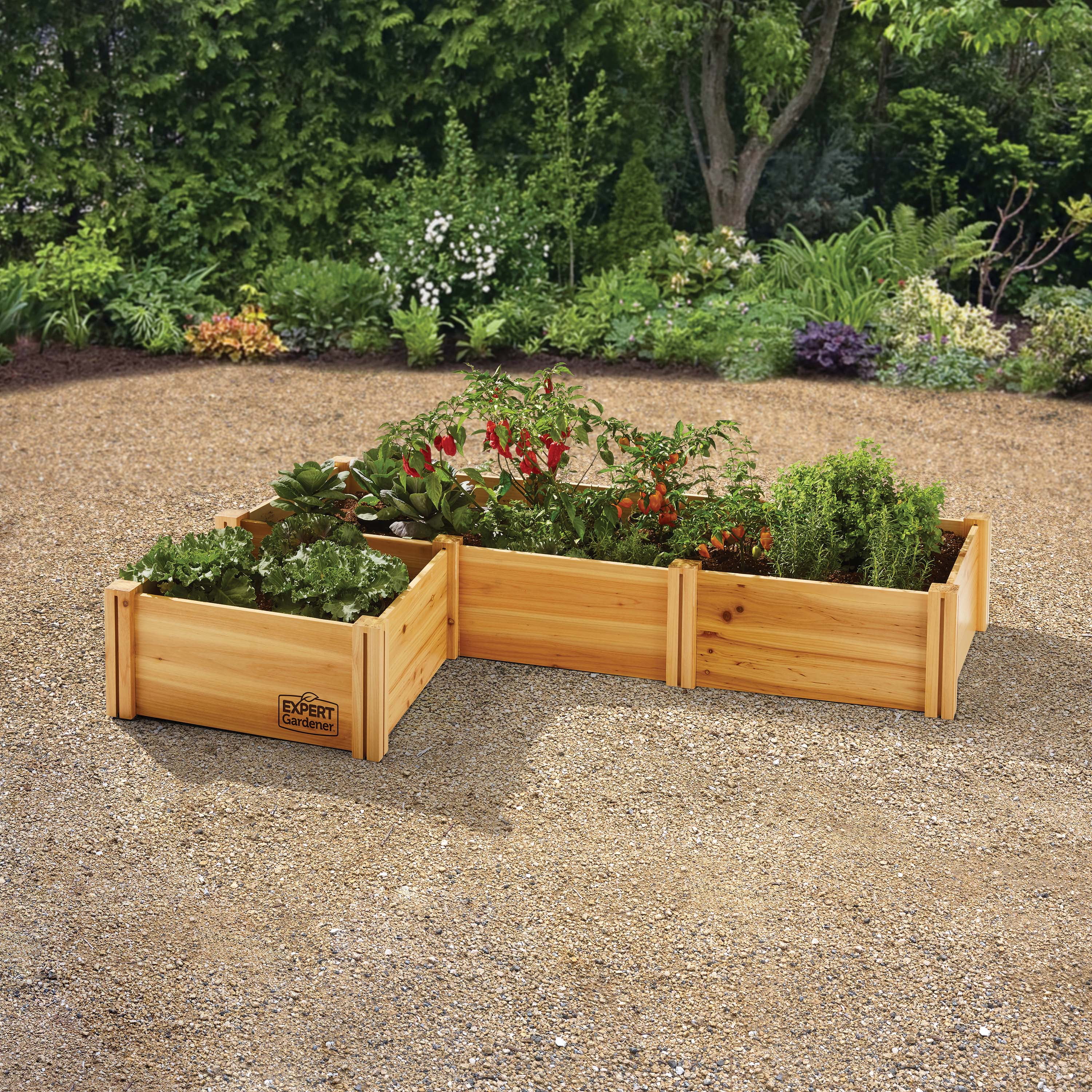 Outdoor Wood Garden Bed, 7.4 ft L x 2 ft W x 10.6 in H - Image 6