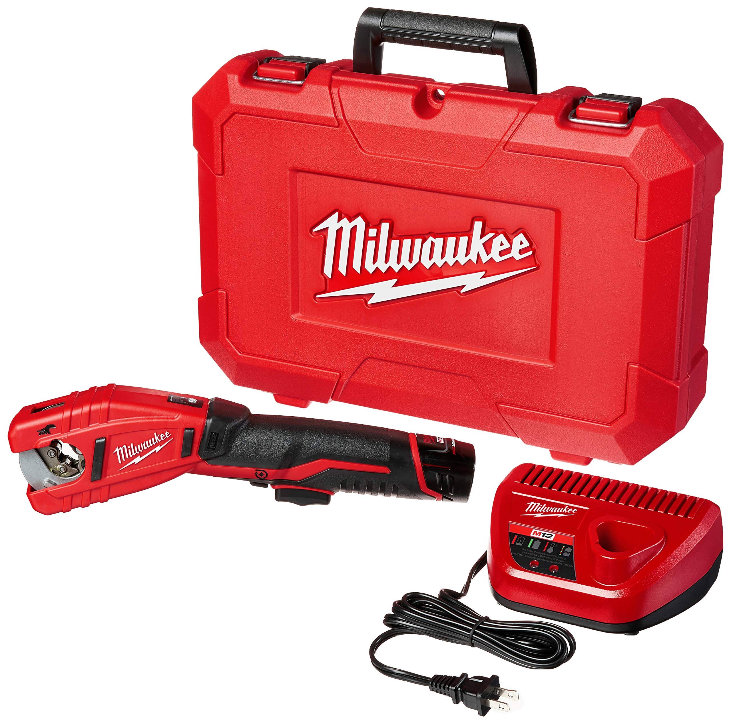 Milwaukee 2471-21 M12 Cordless Copper Tubing Cutter Kit