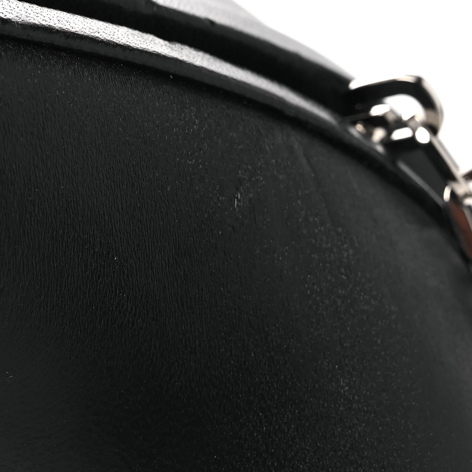 Calfskin G Chain Clutch Black