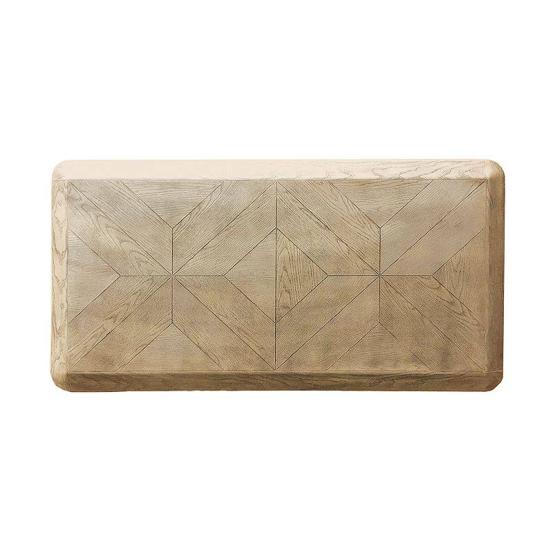 Sonoma Goods for Life Ultimate Comfort Woodgrain Cushioned Kitchen Mat, Beig/Green, 20x30