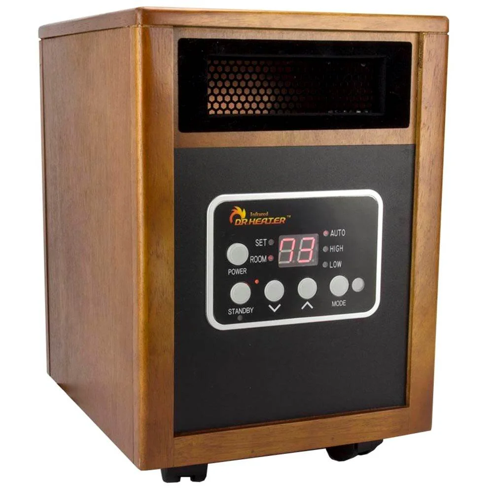 Dr. Infrared Heater 5200 BTU Portable Electric Infrared Space Heater with Remote