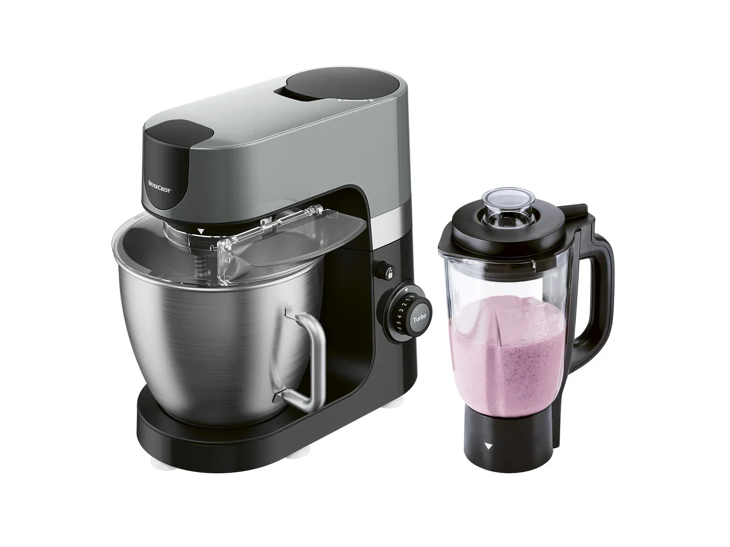 SILVERCREST KITCHEN TOOLS Robot de cuisine SKMP 1300 D3, 1300 W, 6,3 L