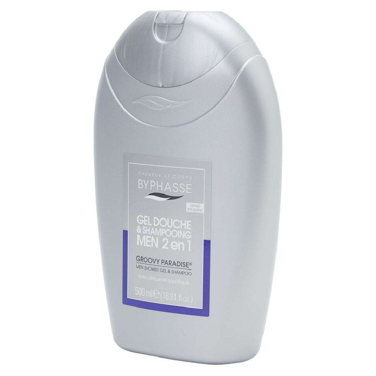 Gel douche shampooing 2 en 1 homme  groovy paradise 500ml