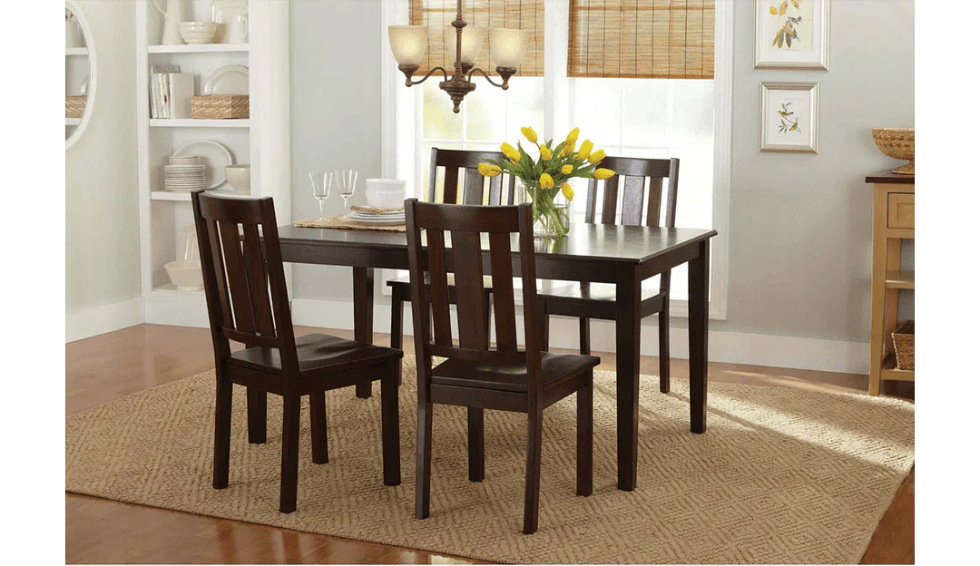 Better Homes and Gardens Bankston Dining Chair, Set of 2, Mocha
