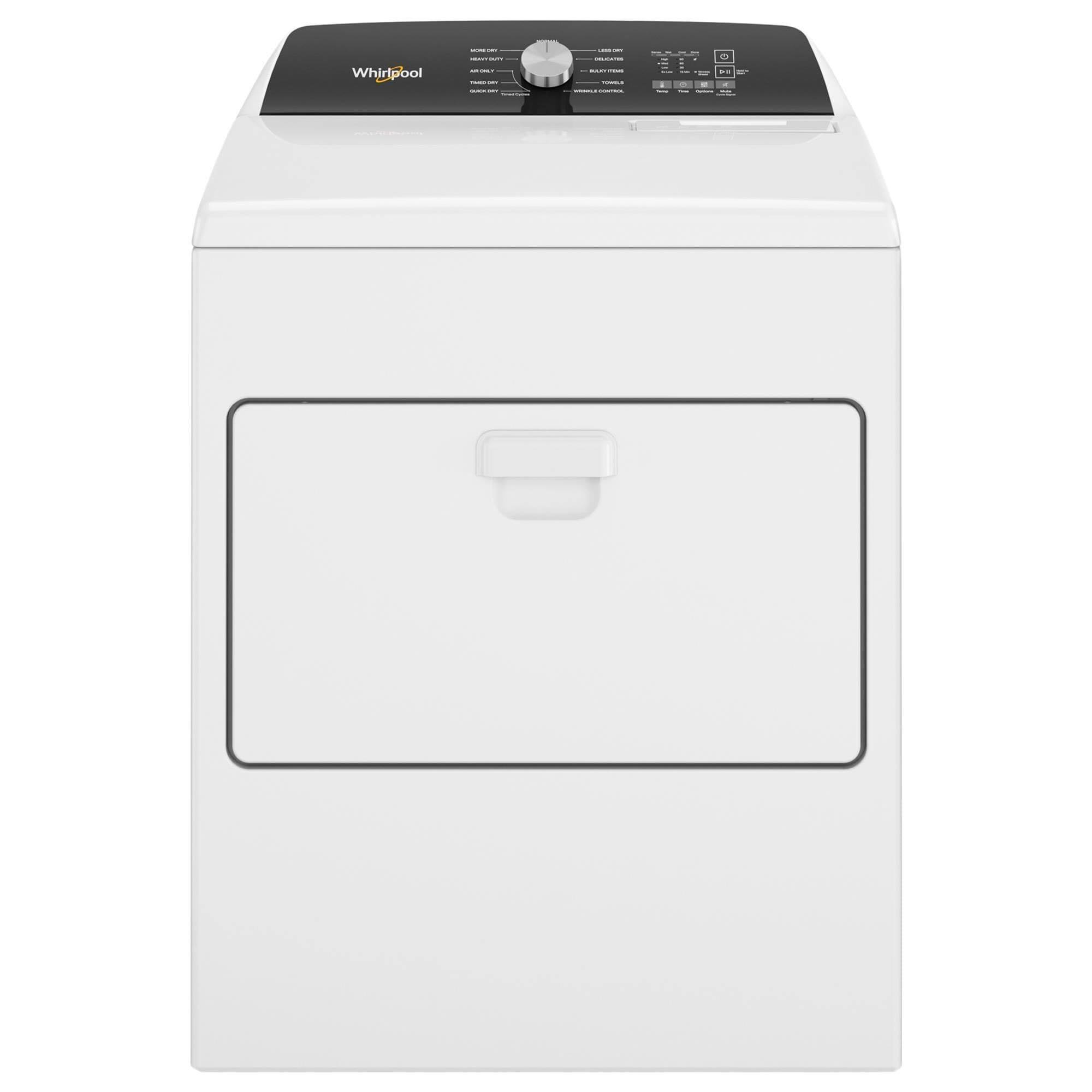 Whirlpool 7.0 Cu. ft. Top Load Electric Moisture Sensing Dryer White