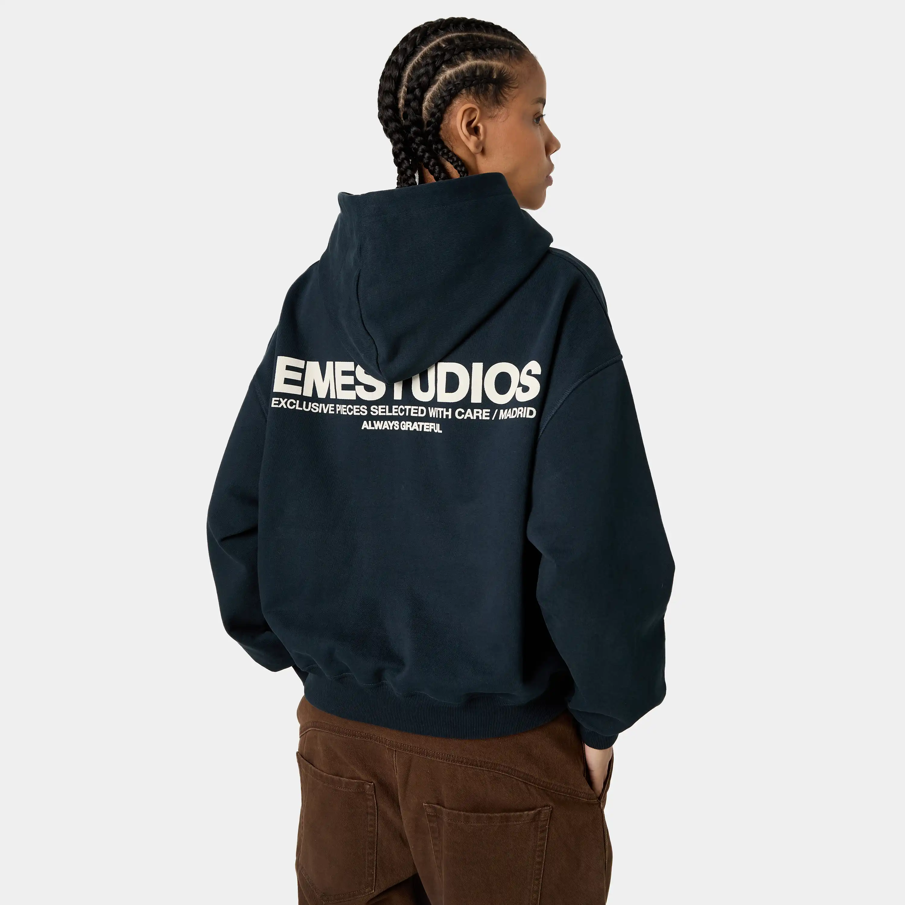 Hot Soul Navy Oversized Hoodie