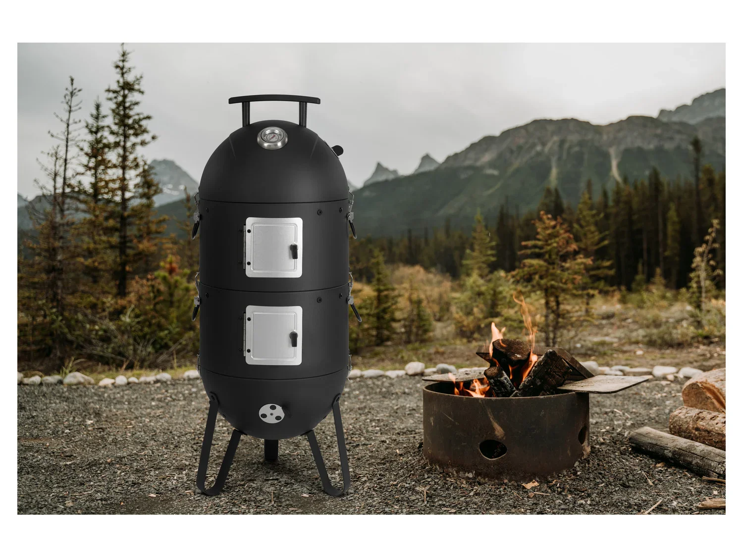 tepro Fumoir  charbon vertical 3en1 Hillsboro