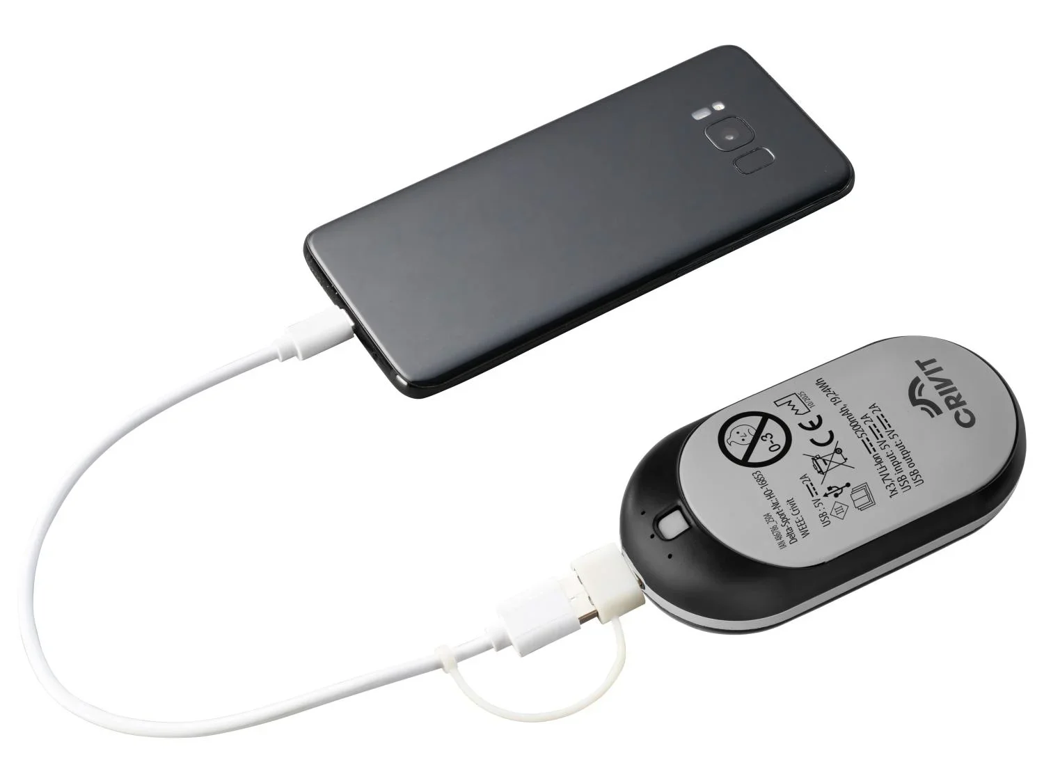 CRIVIT Chauffe-mains rechargeable