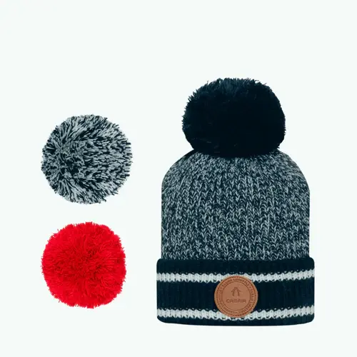 Bonnet Baby Blues Bleu Marine Polaire