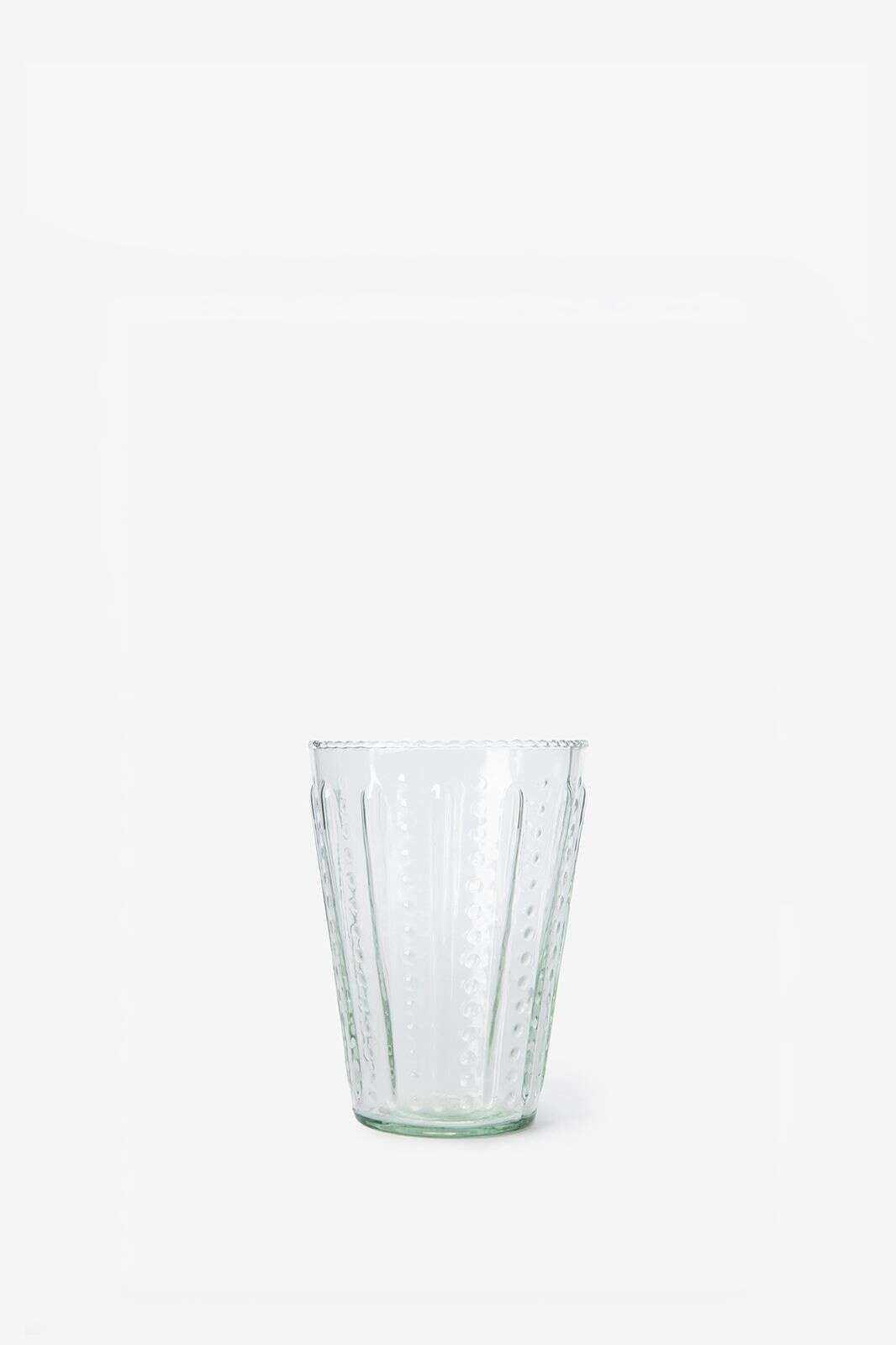 Lichtgroene pearl waterglazen