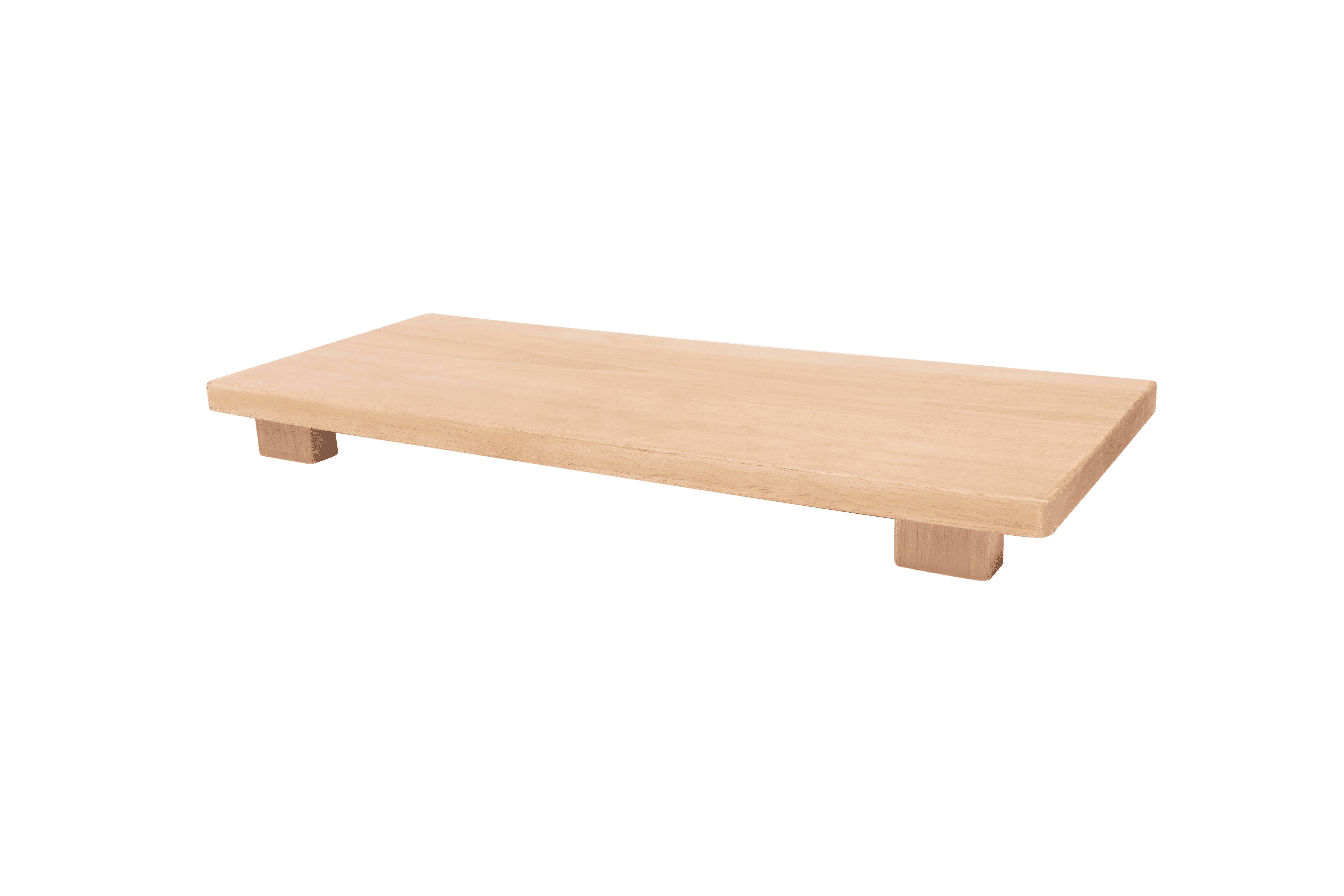 Better Homes & Gardens Rubber Wood Serve Footed Board
