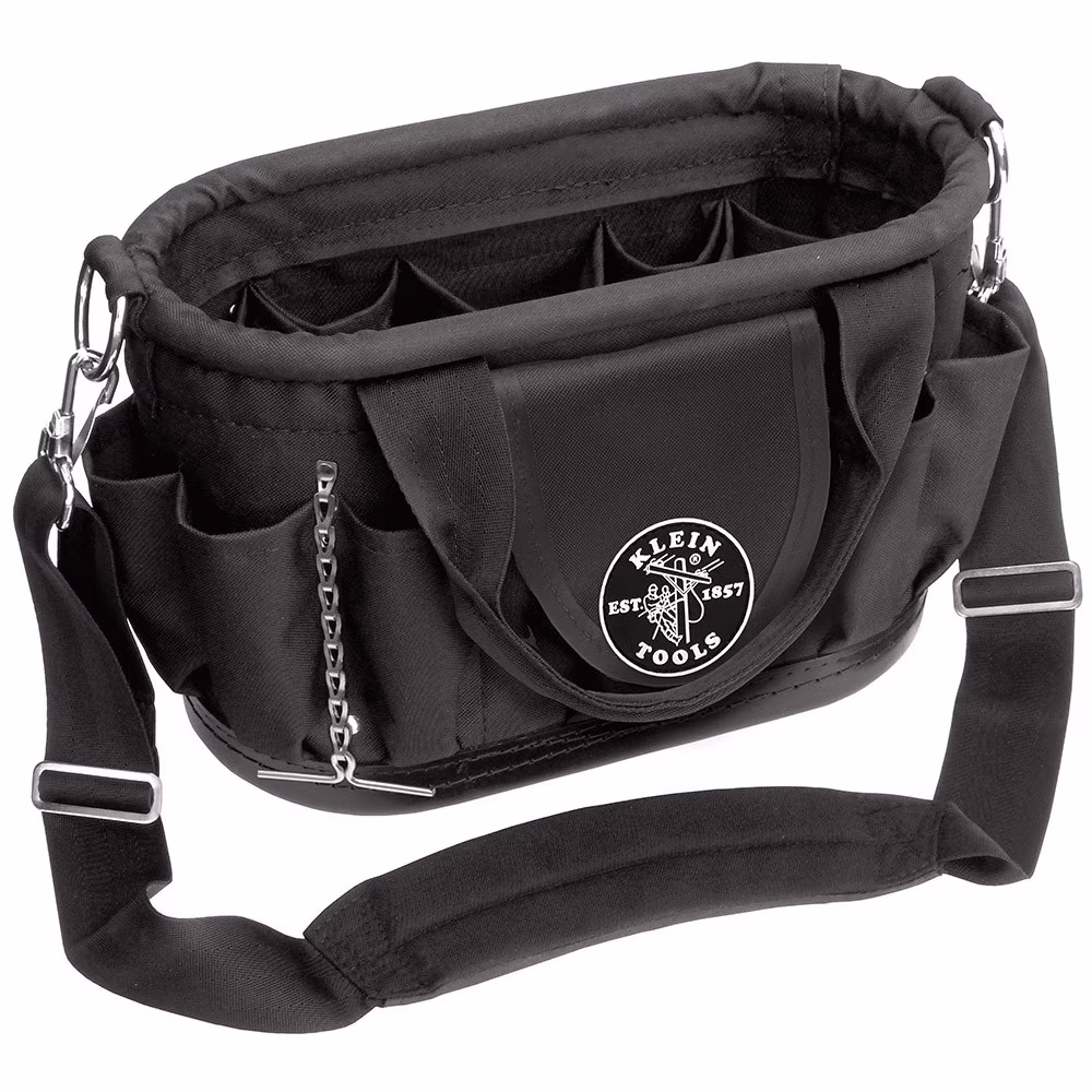 Klein Tools 58890 17 Pocket Tool Tote with Shoulder Strap