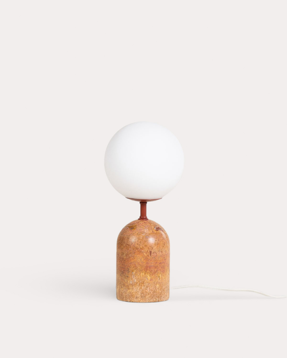 Fauzzi - Lámpara de Mesa de Mármol Traventino Fauzzi