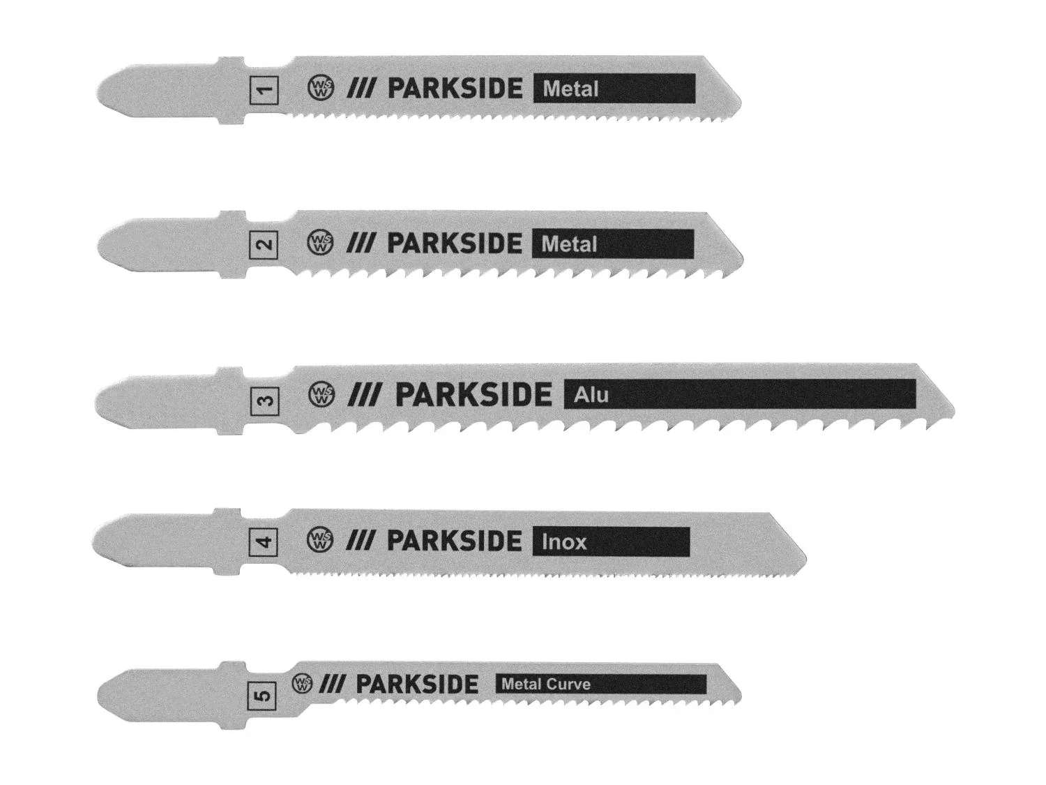 PARKSIDE Set de lames de scies sauteuses