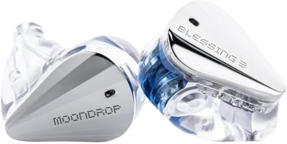Moondrop Blessing 3 in-Ear Earphones 2DD+4BA Hybrid Triple-Range Frequency Division in-Ear Monitors 0.78-2pin IEM Earbuds