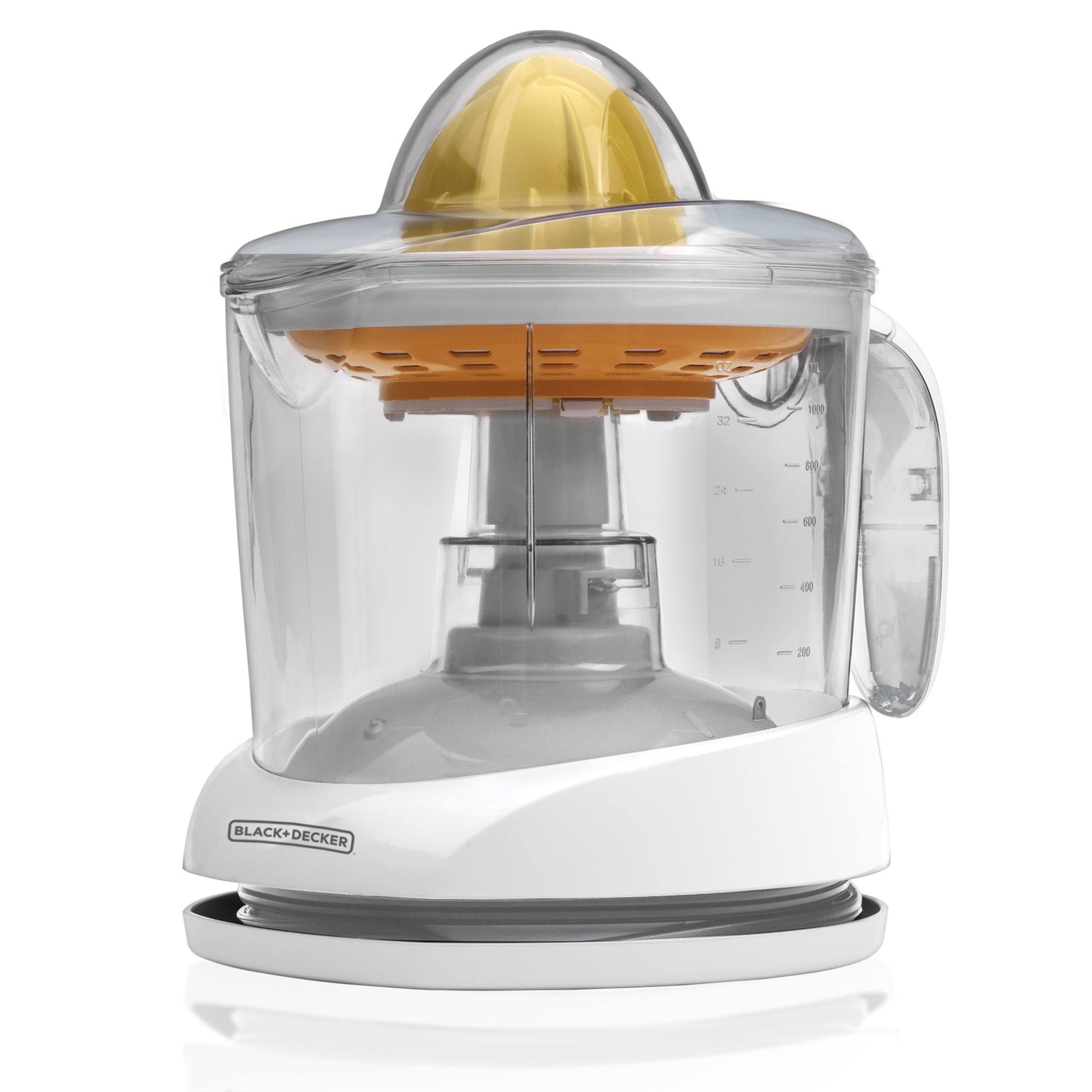 Black+decker 34oz Citrus Juicer, White, CJ625