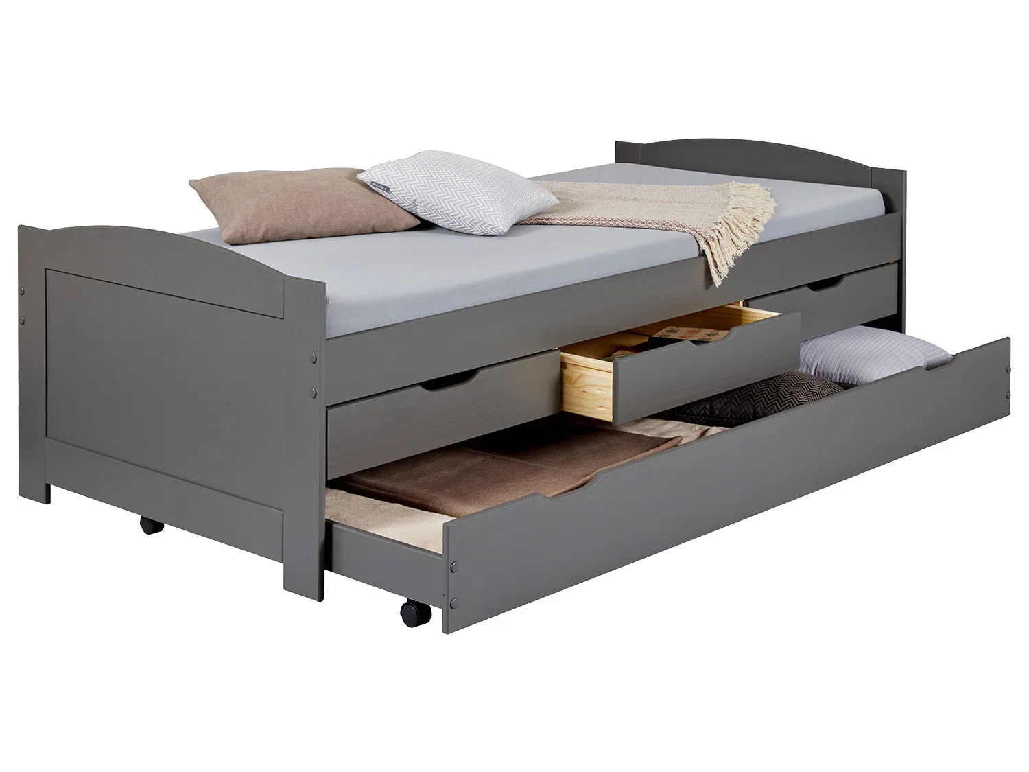 Inter Link Lit banquette 3 tiroirs, 205 x 63 x 96 cm