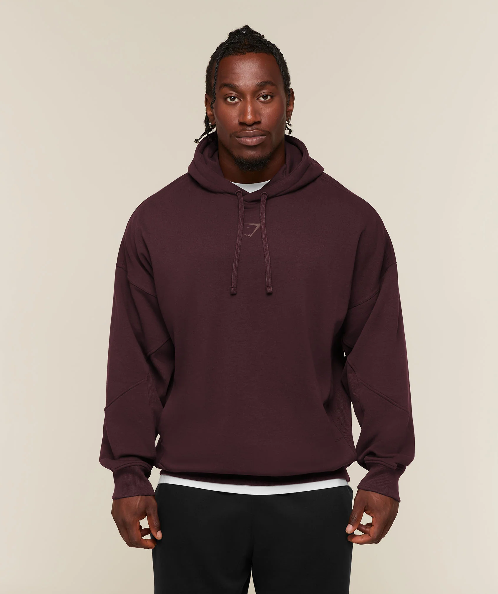 POWER OVERSIZED HOODIE - Cherry Purple