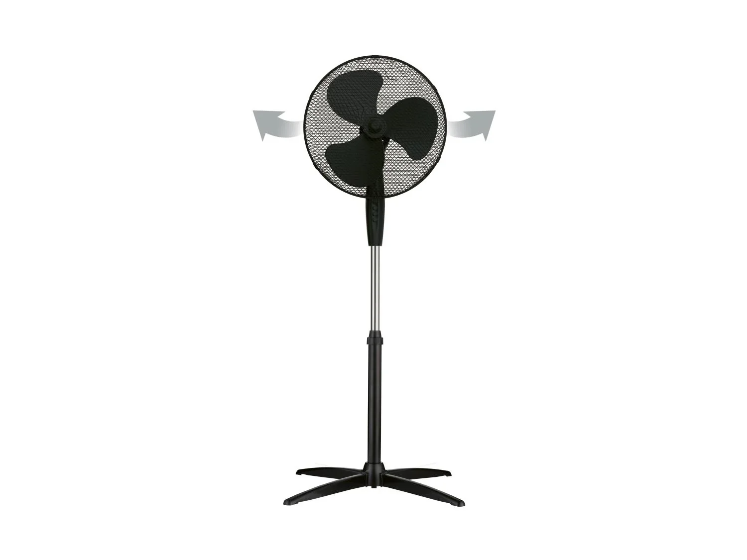 TRONIC Ventilateur sur pied, 45 W