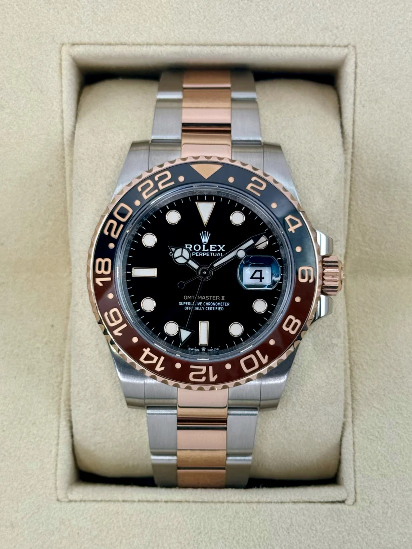 [Super Clone]RLX GMT Master Il Pepsi 'OysterBracelet' Swiss Replica Watch|Ref 126711CHNR