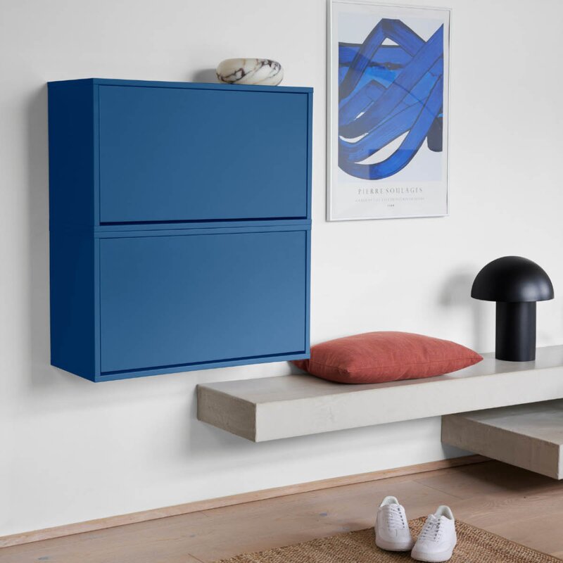 Skoboks 70x30x40 cm Cobolt Blue