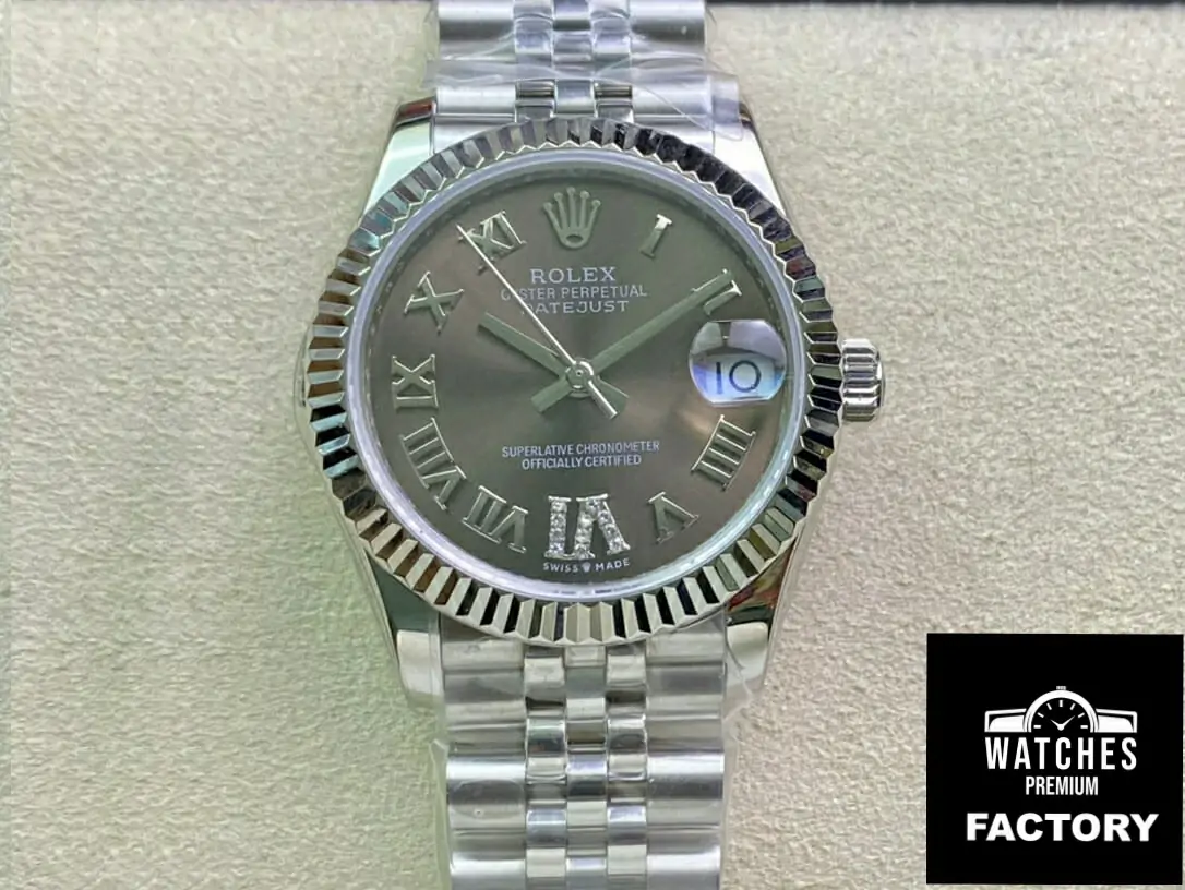 Rolex Datejust M278274-0028 31MM EW Factory Gray Stainless Steel