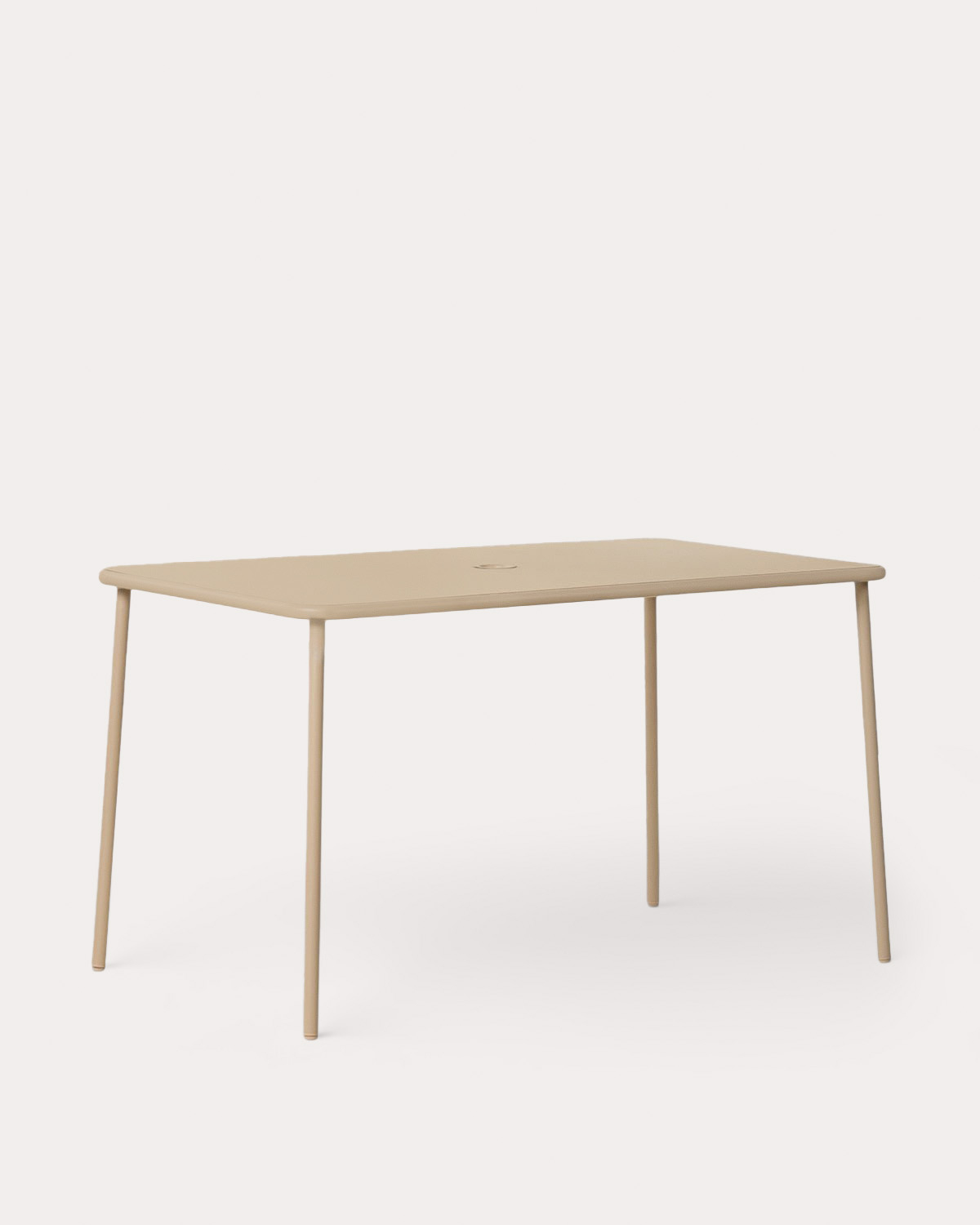 Mijail - Mesa de Exterior Rectangular de Metal (130x78 cm) Mijail