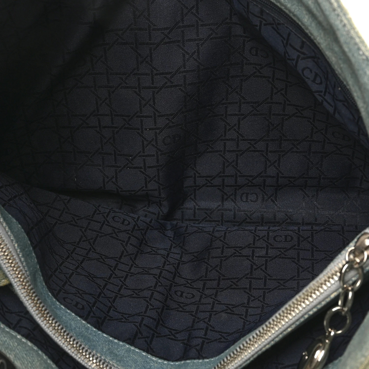 Denim Cannage Lady Dior Light Blue