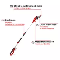 Ébrancheur motorisé sur perche Cl GC-LC 18/20 Li T-Solo