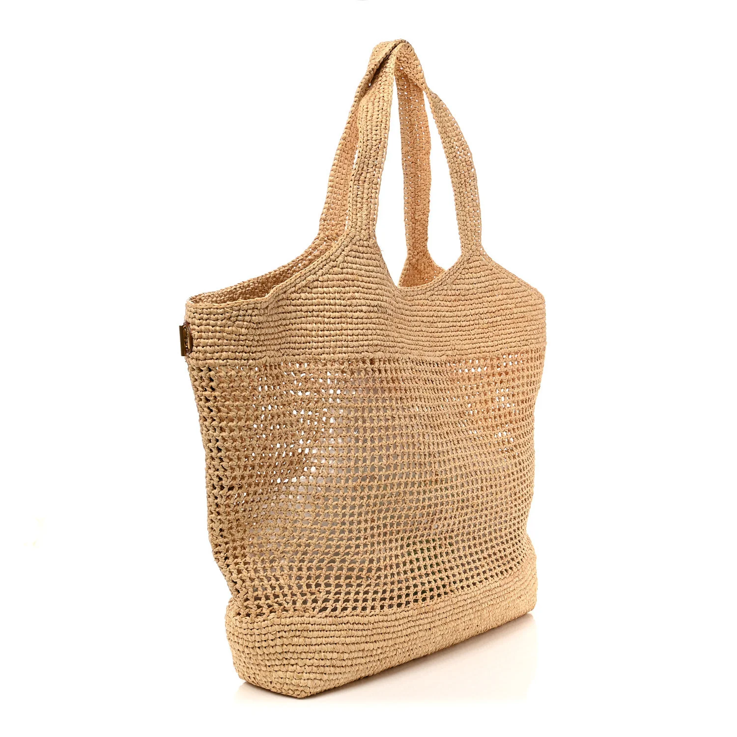Raffia Icare Shopping Tote Natural