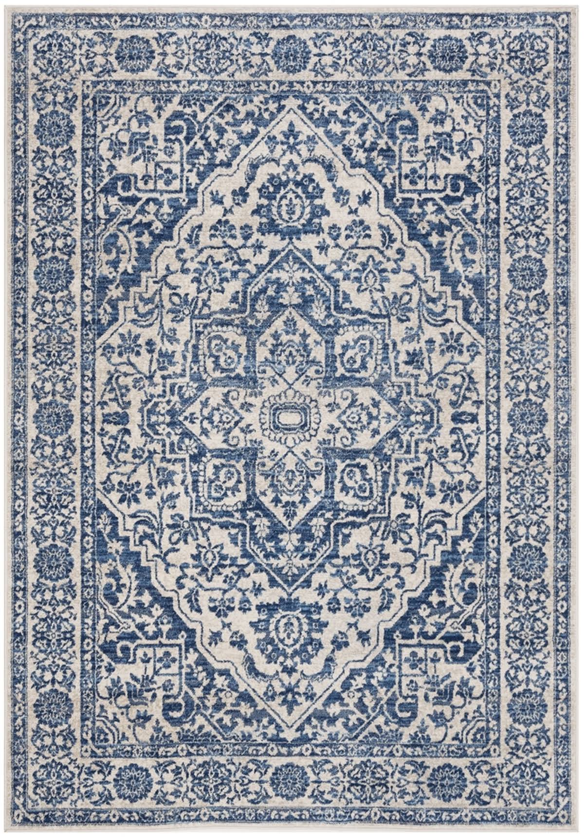Safavieh Brentwood, Navy / Light Grey, 8' x 10', Area Rug